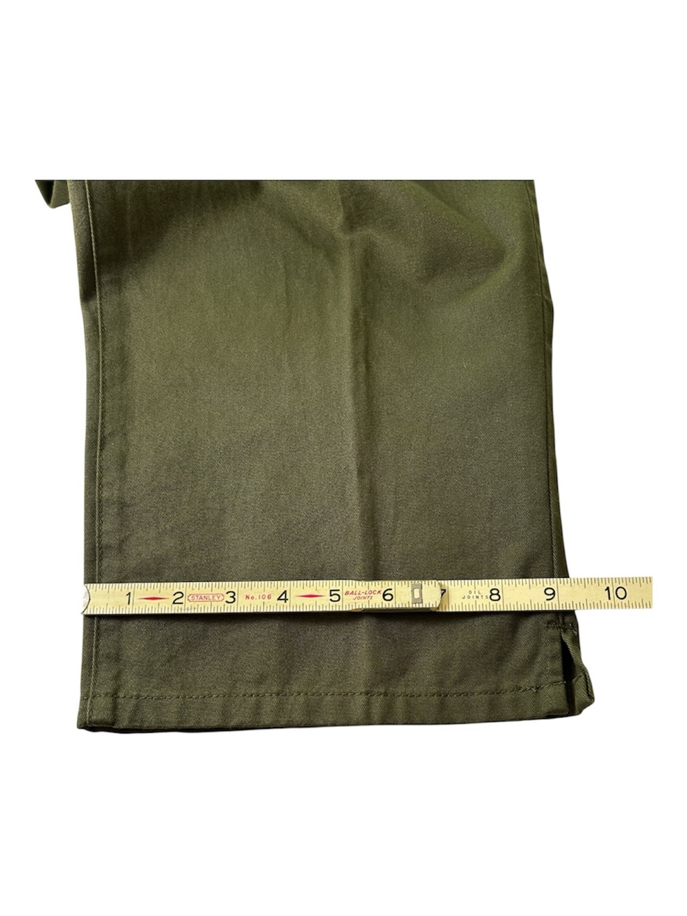 NWT Ralph Lauren Jeans Co. Mid Calf Olive Green Crop Pants Capris Size 16W - Picture 13 of 13
